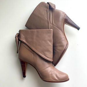 Tan Boot heels